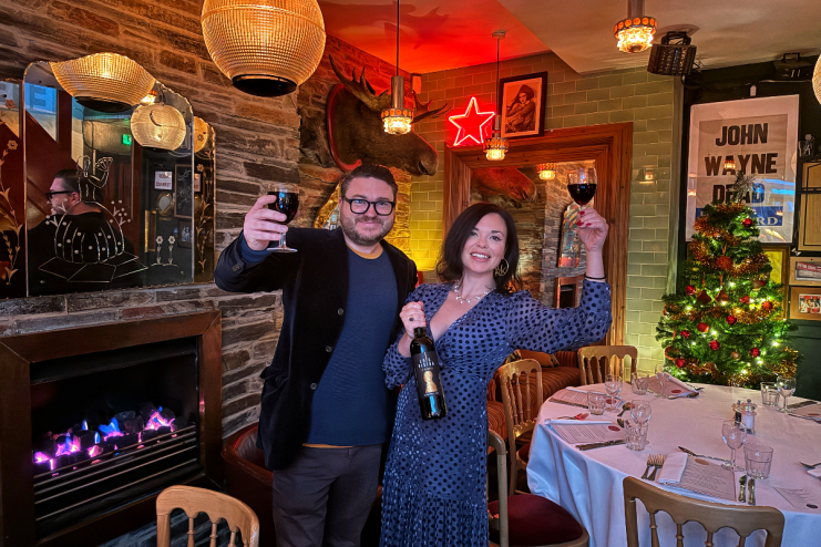 Libby and Adam at The Society of Great Stomachs