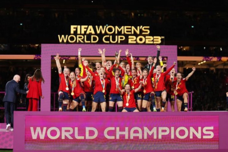Spain beat England 1-0 in the final of the women's world cup in 2023.