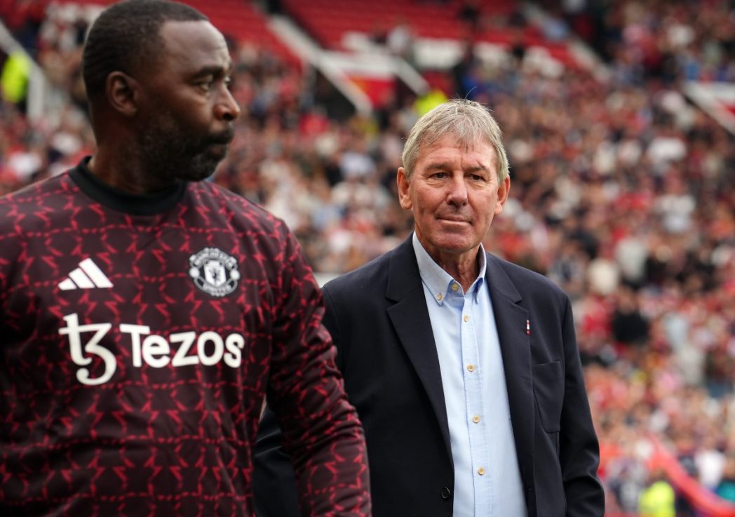 Manchester United Legends' Bryan Robson during the Legends match at Old Trafford, Manchester. Photo credit Martin Rickett/PA Wire.