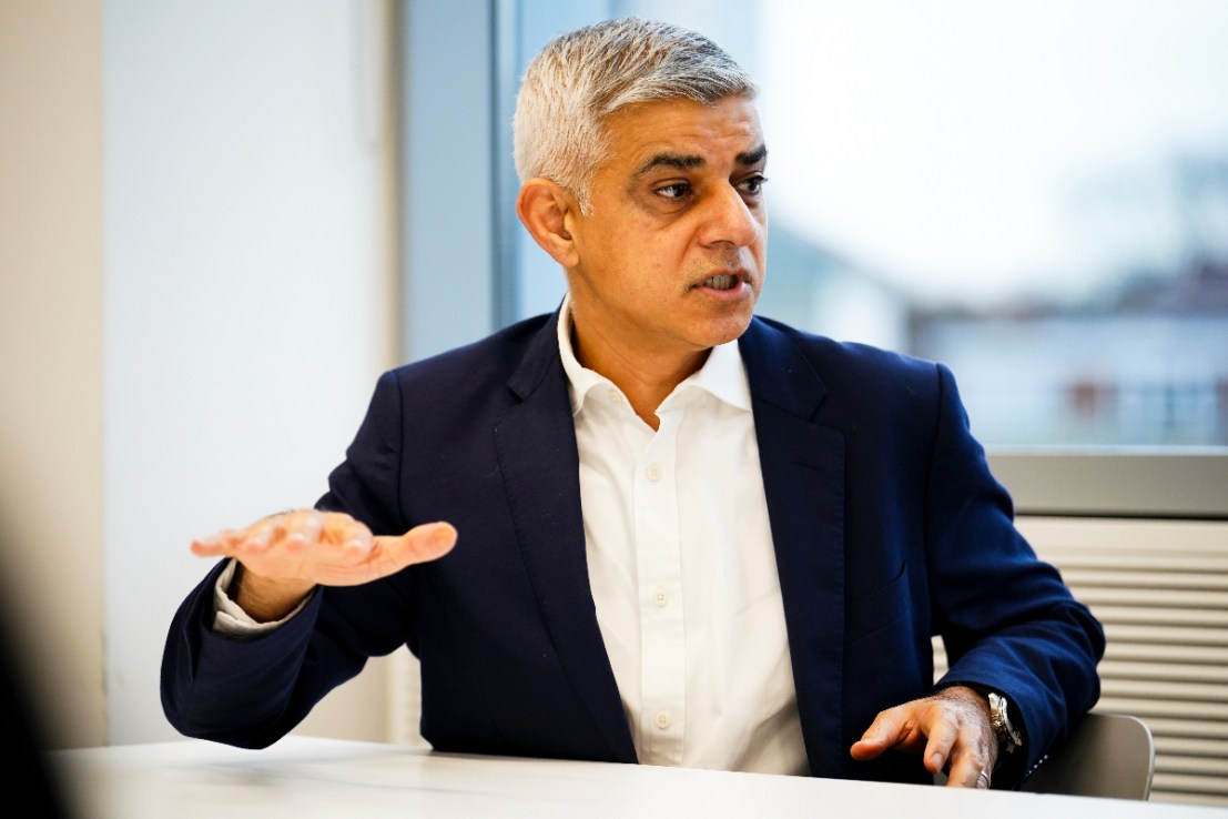 Sir Sadiq Khan is set to hike Londoners’ average council tax bills by almost £19 a year - with City Hall’s share of the yearly total reaching almost £500. Photo: PA