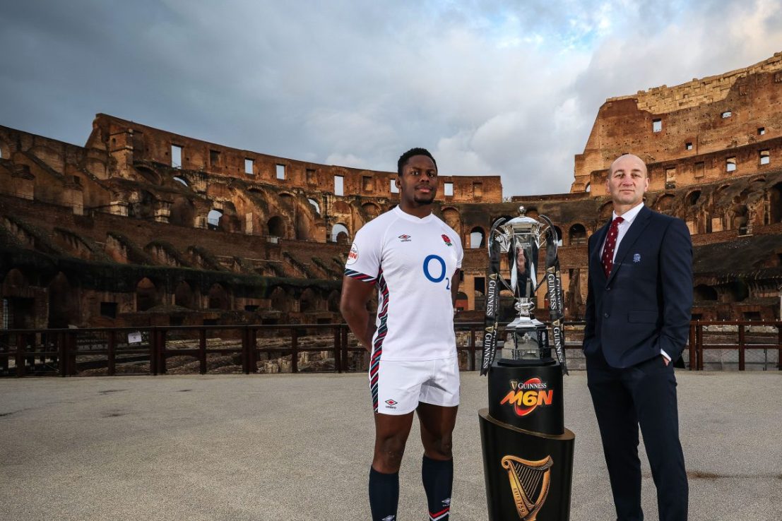 Serious question: Can England win the Six Nations grand slam this year? Well, it's a little bit complicated.Pictured is England’s Maro Itoje and head coach Steve Borthwick at the launch of the 2025 Guinness Men’s Six Nations Championship at the Colosseum in Rome
Mandatory Credit ©INPHO/Billy Stickland