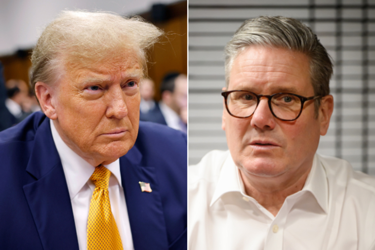 Keir Starmer is less popular among UK voters than Donald Trump, according to new polling.