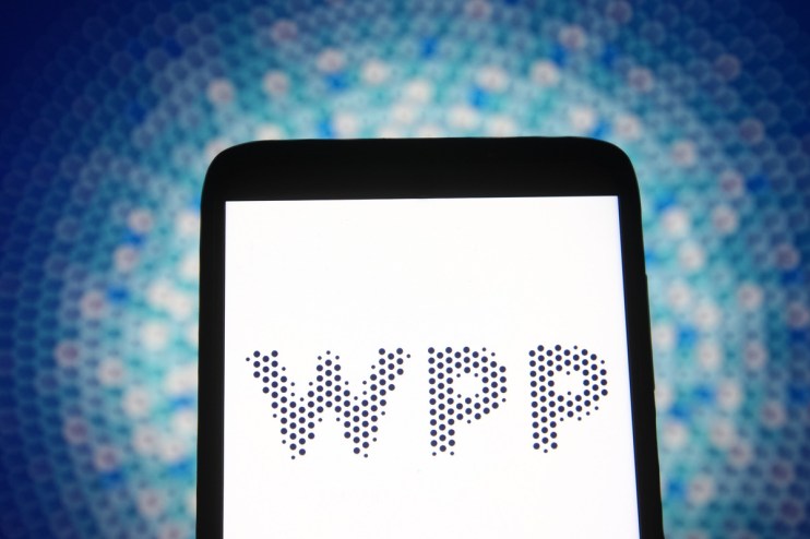 In this photo illustration a WPP logo of a British communication company is seen on a smartphone screen. (Photo Illustration by Pavlo Gonchar/SOPA Images/LightRocket via Getty Images)