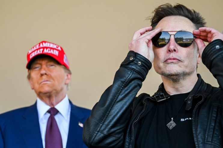 The US services sector has suffered the knock-on effects of Donald Trump's tariffs, impacting services giants owned by the likes of Elon Musk.