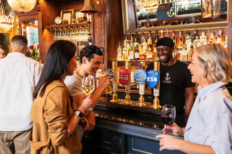 The Admiralty in Trafalgar Square is managed by Fuller's