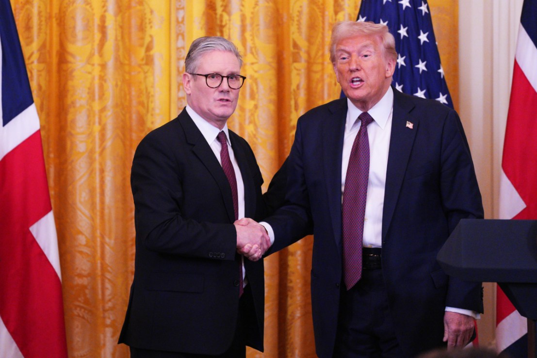 The UK could be set to dodge US tariffs with work set to begin on a new US-UK trade deal, it emerged during Sir Keir Starmer’s visit to US President Donald Trump. Photo: PA