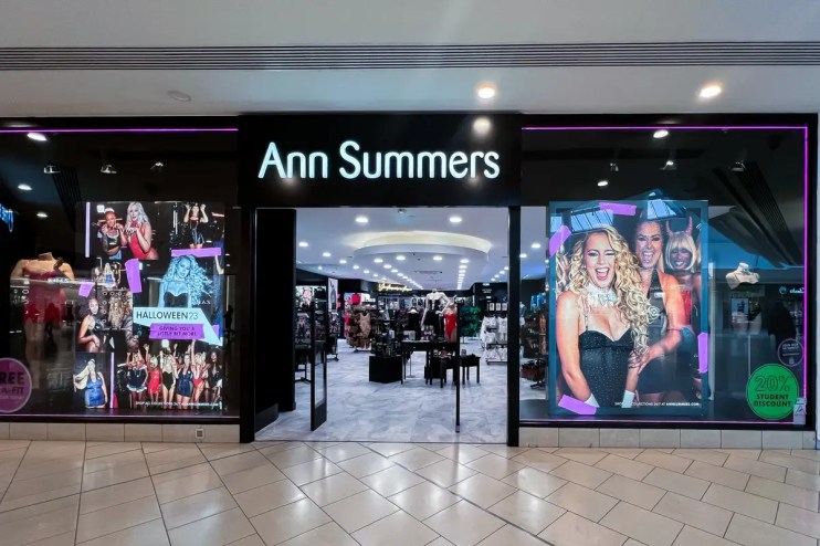 Ann Summers has slipped further into the red as its sales dipped.