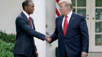Woods believes Trump will help complete a deal between the PGA Tour and LIV Golf chiefs