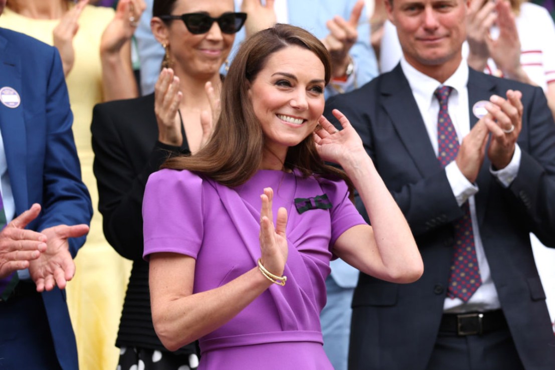 Catherine, Princess of Wales, is a fan of LK Bennett. (Photo by Clive Brunskill/Getty Images)