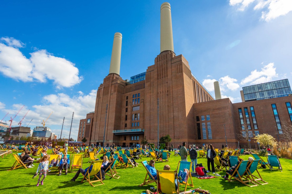 Battersea Power Station opened to the public for the first time in October 2022