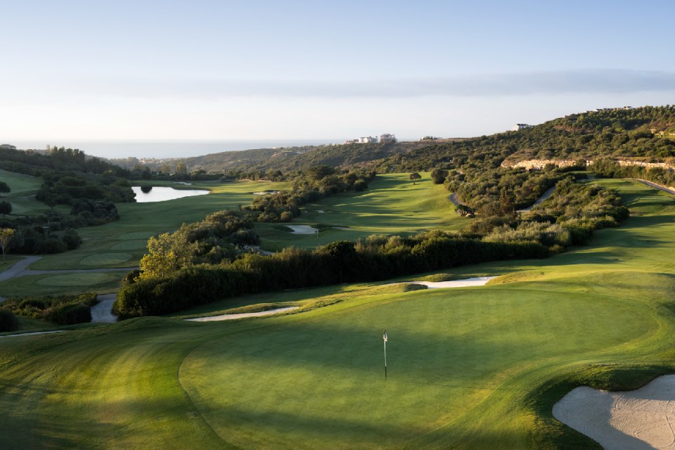 the Finca Cortesin golf course