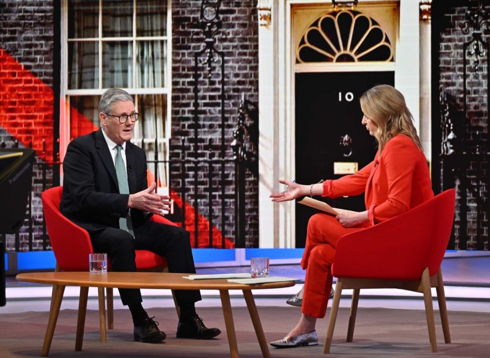 Prime Minister Sir Keir Starmer appearing on the BBC1 current affairs programme, Sunday with Laura Kuenssberg. Credit: Jeff Overs/BBC/PA Wire