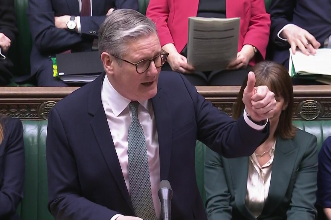 Sir Keir Starmer has been accused of “plotting stealth taxes” after he failed to repeat Rachel Reeves’ pledge to unfreeze income tax thresholds. Photo: PA