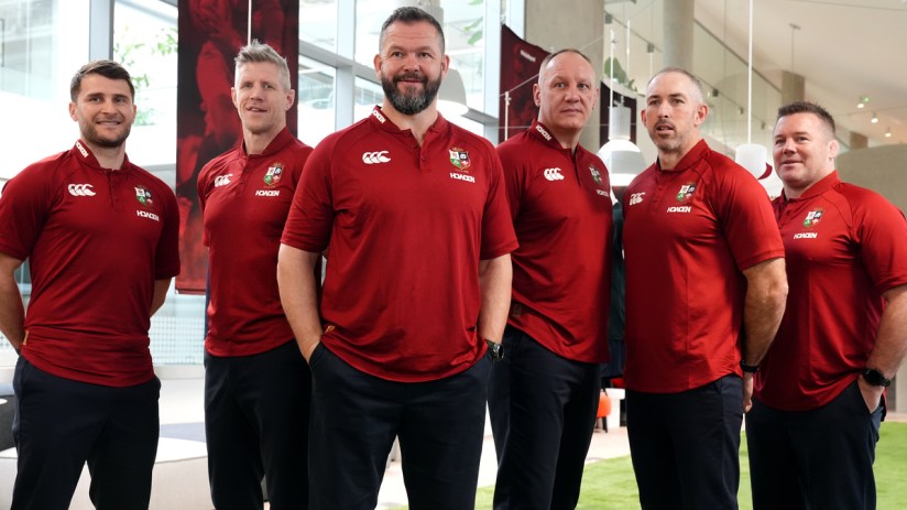 Andy Farrell named his British and Irish Lions coaching team today