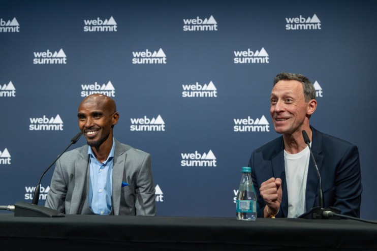 Marcel Muenster and Mo Farah launched RunGP in Doha last month