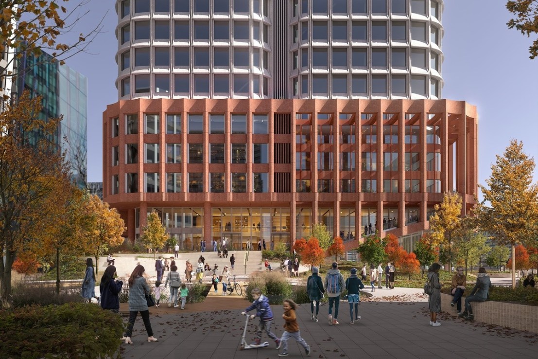 The revised plans for Euston Tower will deliver a "unique new workspace for the West End"