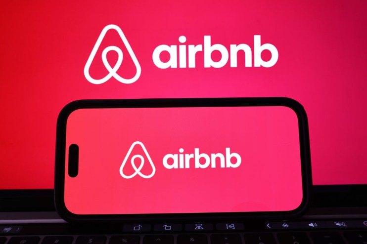 The Northern European boss of Airbnb has stepped down. (Photo Illustration by Mario Tama/Getty Images)