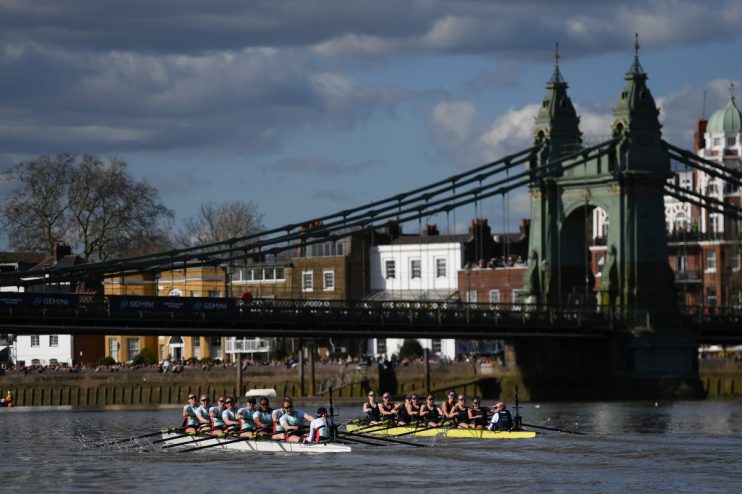 A row between Oxford and Cambridge University Boat Clubs over Boat Race rules surrounding selection has seen three rowers banned.