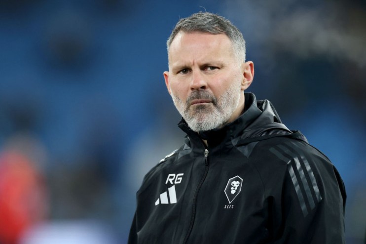 Ryan Giggs is currently working for Salford City, a team he co-owns. (Photo by Carl Recine/Getty Images)