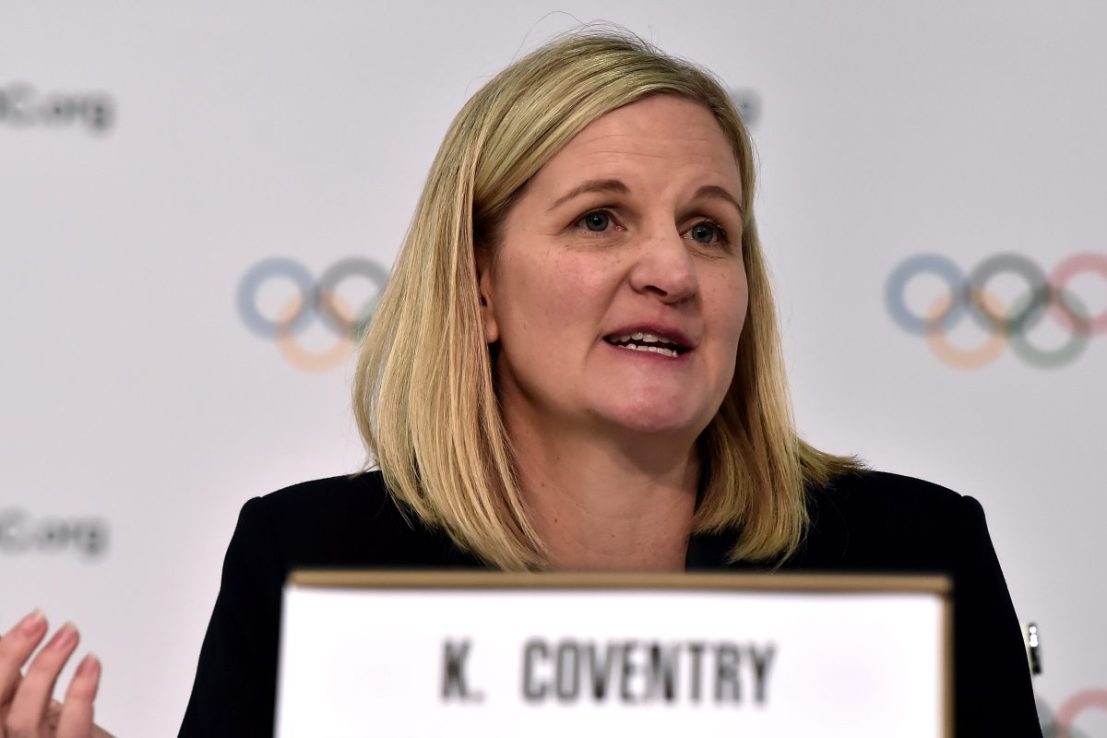 Russia believes the election of Kirsty Coventry as IOC president can see the banned nation “return to the Olympic podium”.