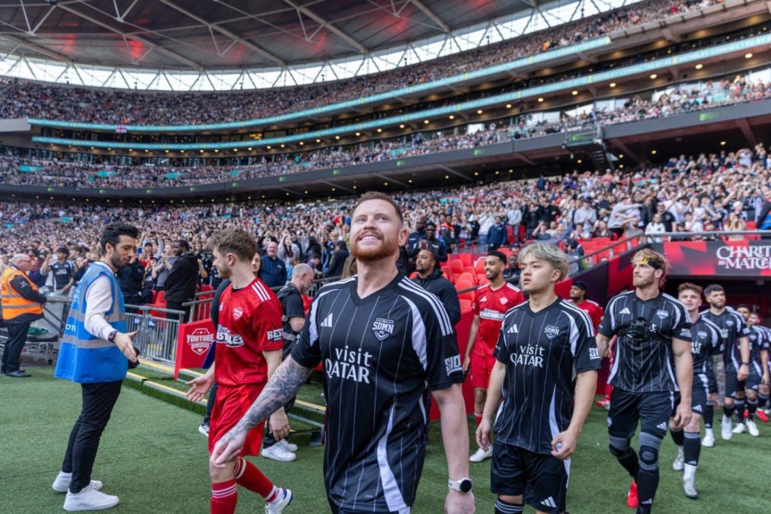 On Saturday afternoon at Wembley Stadium, 90,000 fans packed out the home of football for a charity match featuring online celebrities the Sidemen.