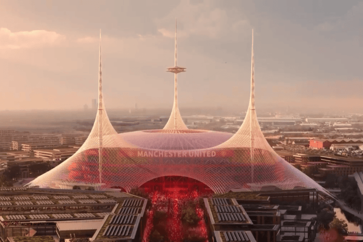 Manchester United's new stadium has been designed by Foster + Partners
