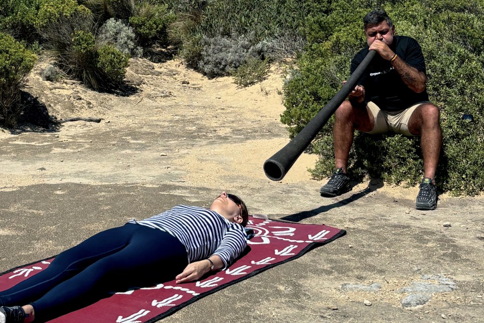Aboriginal healing involving sound waves