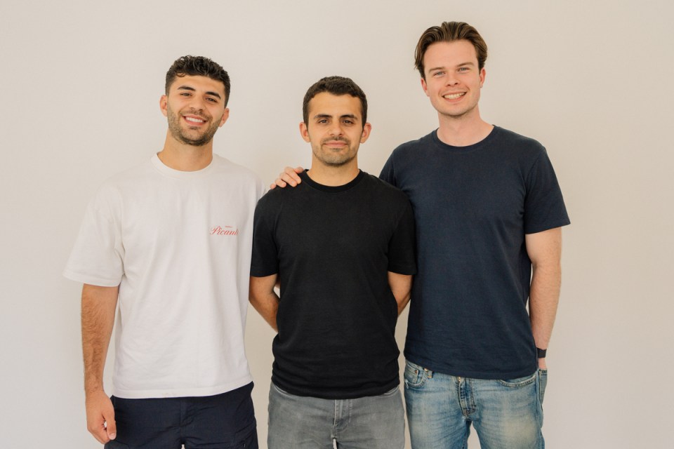 Rising Ballers directors Brendon Shabani, Eni Shabani and Jamie Pollitt