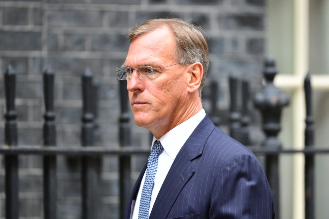 Vice chairman of Goldman Sachs, Richard Gnodde arrives for a meeting at 11 Downing Street (Photo by Leon Neal/Getty Images) 