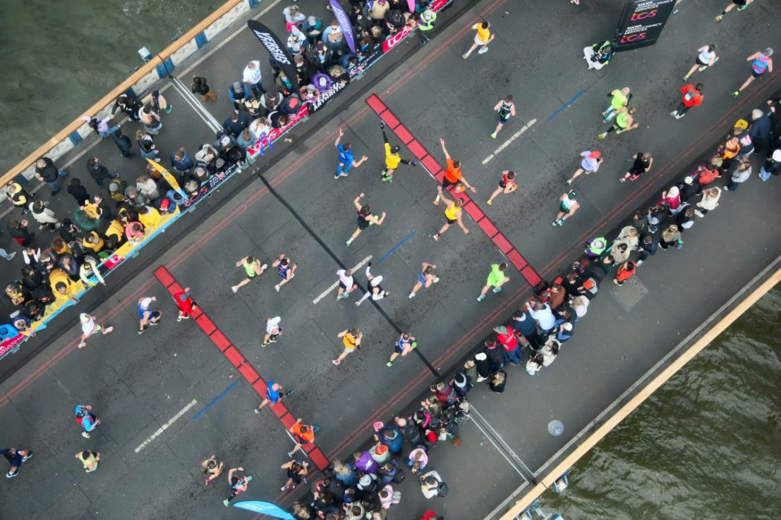 The London Marathon attracts 50,000 runners and more than 800,000 applicants