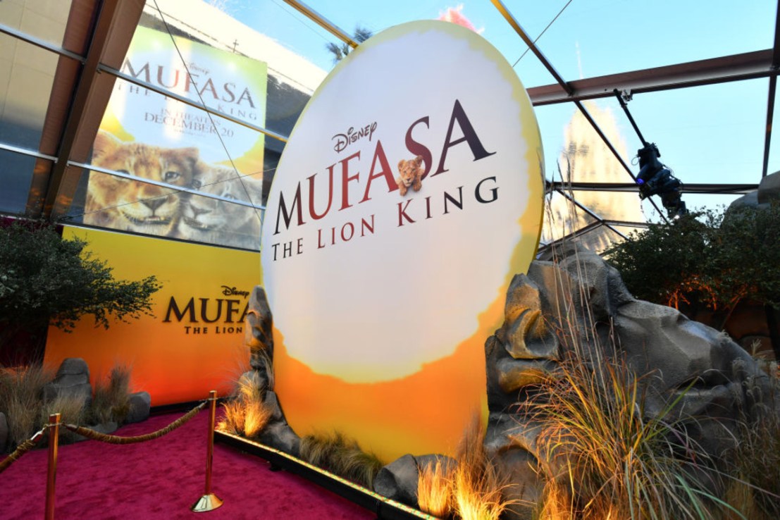 Technicolor worked on films such as Mufasa.  (Photo by Alberto E. Rodriguez/Getty Images for Disney)
