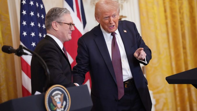 The UK and US have been negotiating on a trade deal for cars and steel tariffs.
