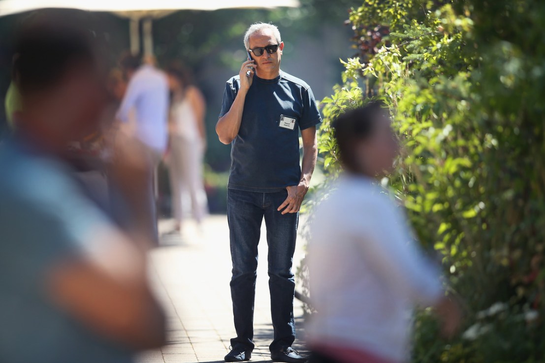 Nassef Sawiris, the Egyptian co-owner of Aston Villa football club, has left the UK for Italy (Photo by Scott Olson/Getty Images)
