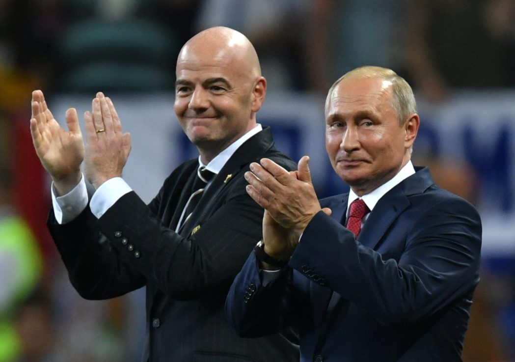 Gianni Infantino wants Russia to return to football as part of a peace deal for Ukraine