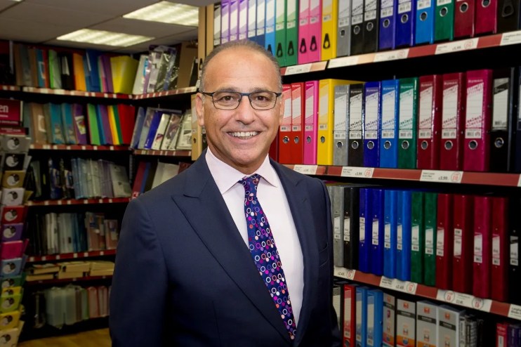 Theo Paphitis is the owner of Ryman.