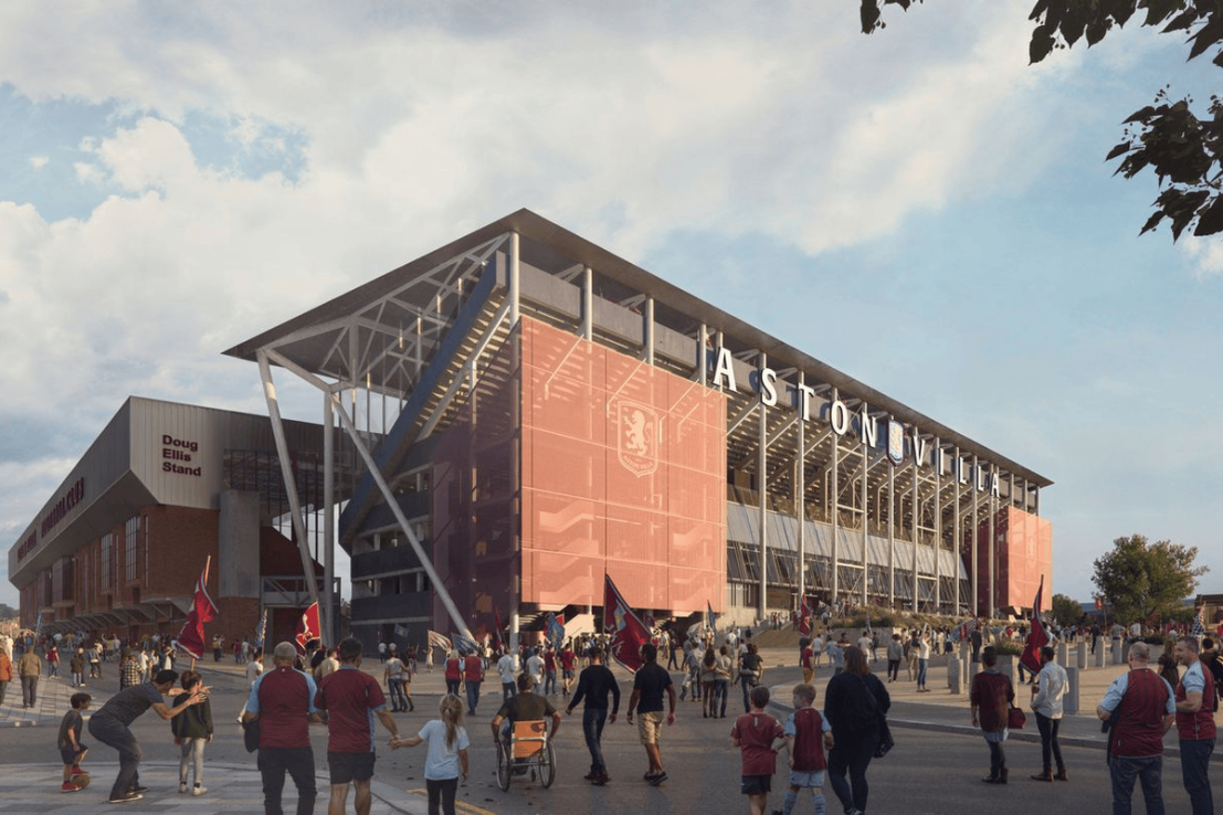 Aston Villa plan to expand the capacity of Villa Park to more than 50,000 (Image: Aston Villa)