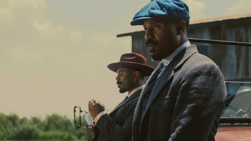 Michael B Jordan and Ryan Coogler on set of Southern Gothic horror film Sinners, showcasing their collaborative success.