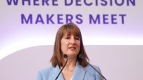 Rachel Reeves delivered a keynote address at Innovate Finance Global Summit. (Image: Stefan Rousseau/PA)