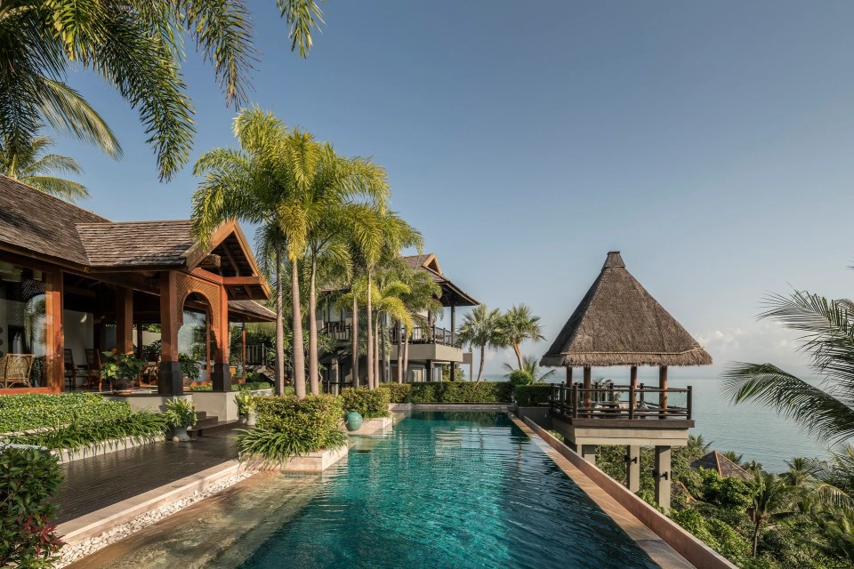 Four Seasons Koh Samui resort landscape, highlighting luxury and tranquility amidst Saints and Bath Premiership news.