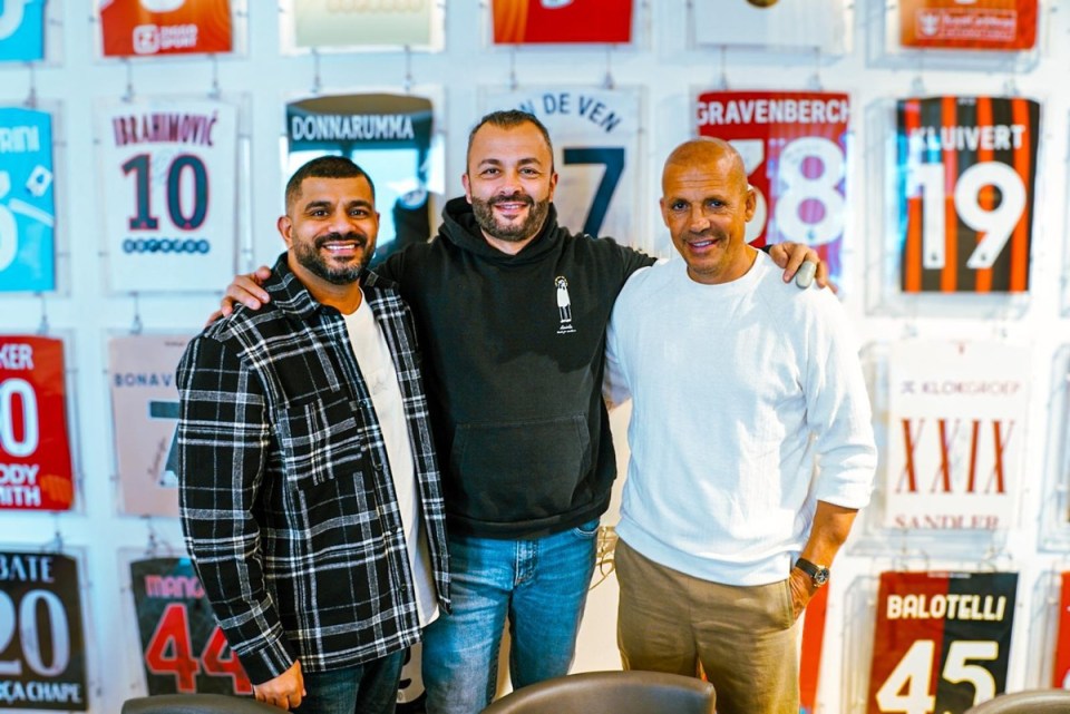 Team Raiola is the Monaco-based agency run by Enzo Raiola (middle) and Jose Fortes Rodriguez (right)
