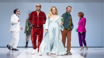 Rory Kinnear and Jane Krakowski lead the cast in Here We Are, the final show with music from the composer Stephen Sondheim (Photo: Marc Brenner)