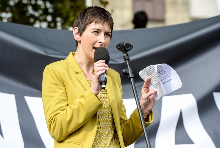 Protest Over The Proposed Heathrow Expansion Is Held In Parliament Square